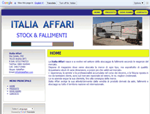 Tablet Screenshot of italiaffari.com